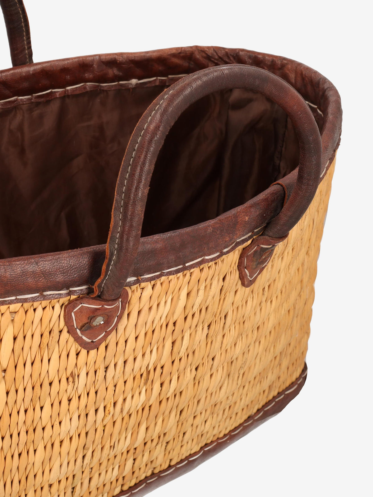 Vintage Wicker Bag W200326.4  Vintage 