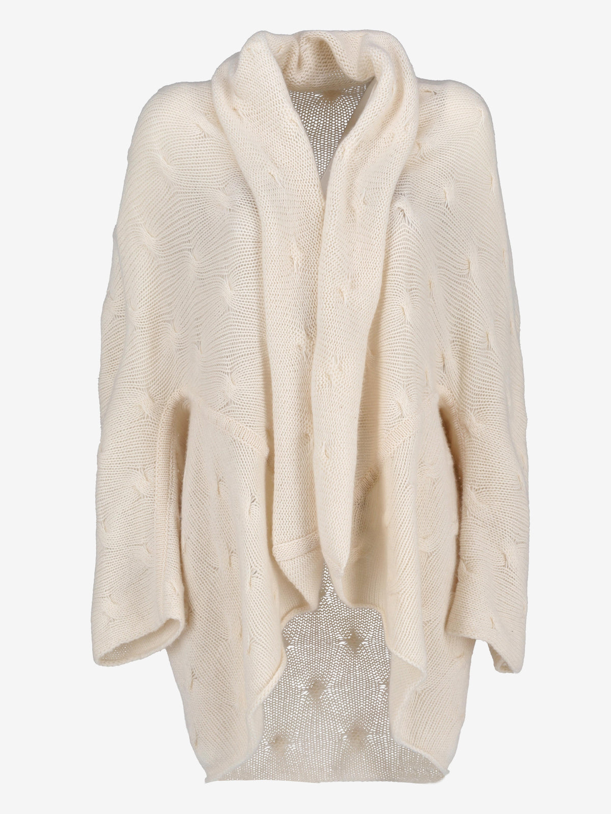 Agnona Cashmere Cable-Knit Open Cardigan CVM25.2.47  Agnona 