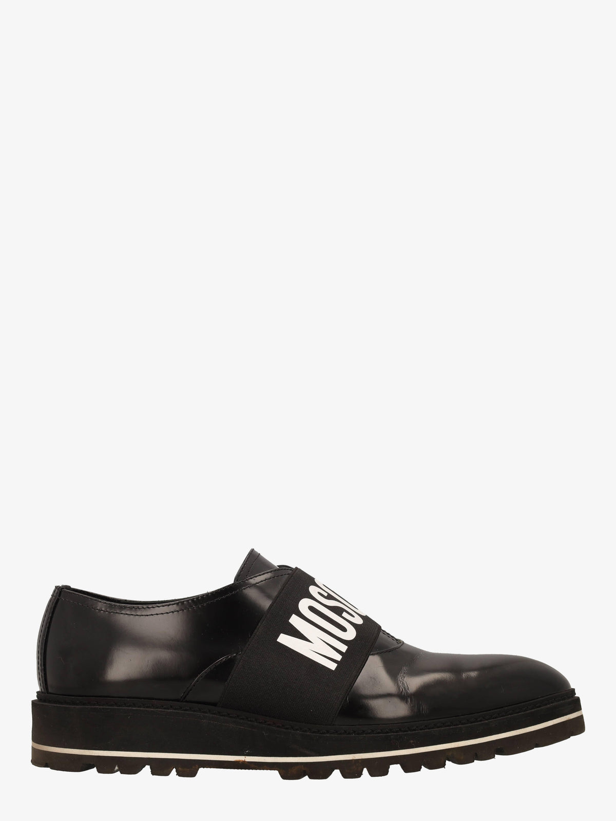 Moschino Men's Shoes in Black Patent Leather WCV250819.05  Moschino 