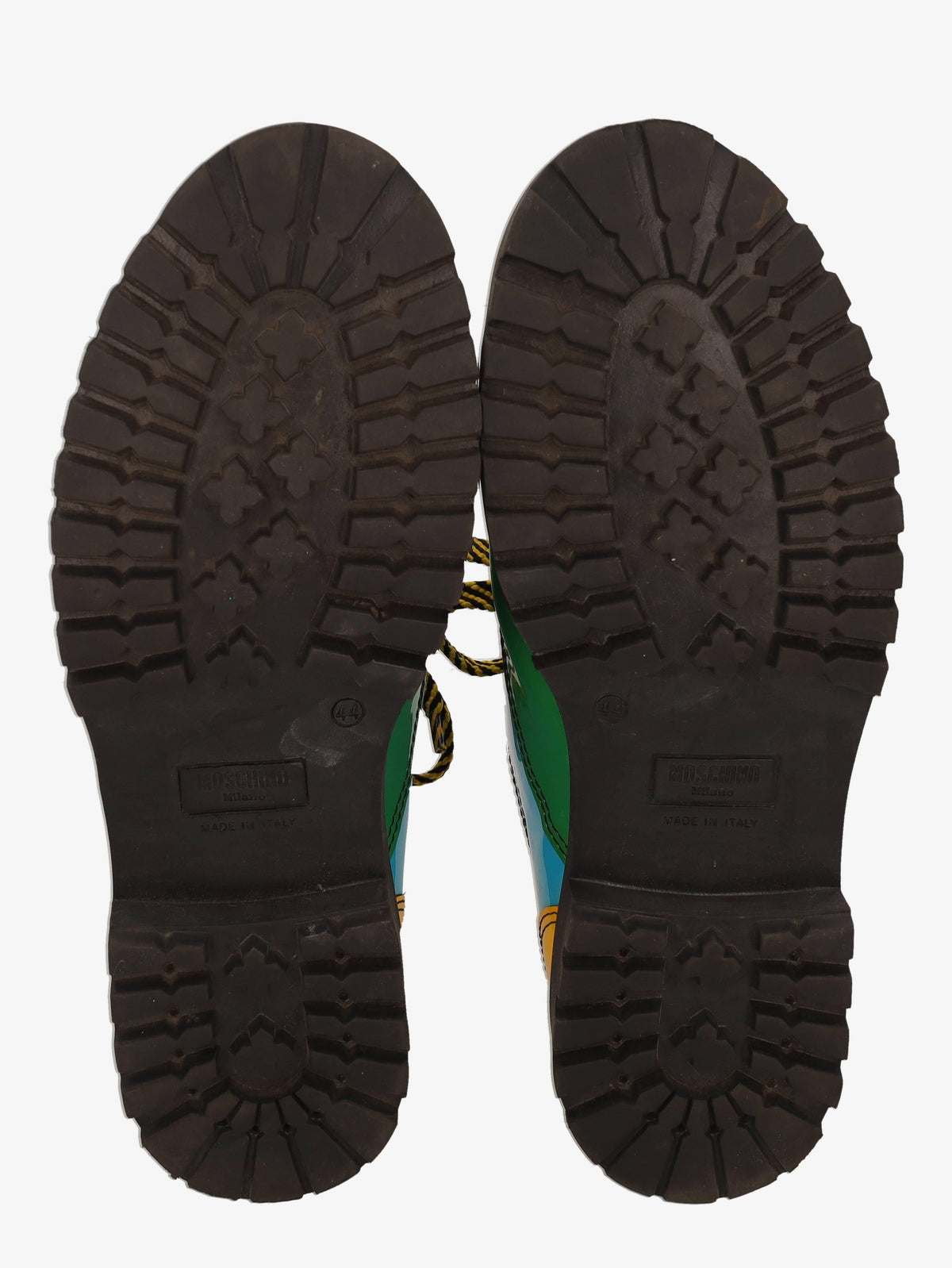 Moschino Patchwork Patent Leather Derby Shoes WCV250819.12  Moschino 