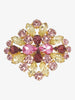 Vintage Multi-coloured Stone Brooch