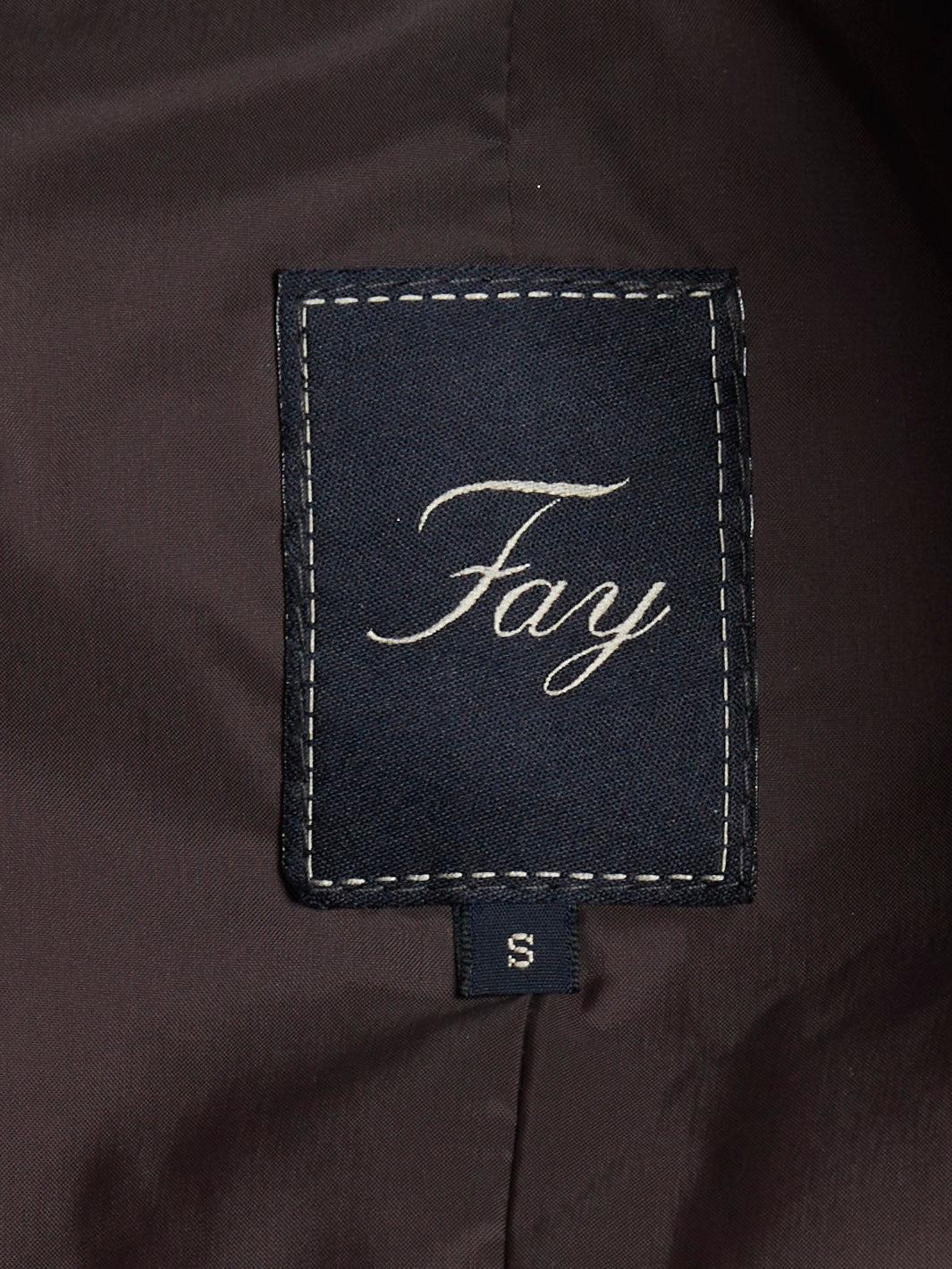 Y2K Fay sleeveless down jacket in dark brown W2202258  Fay 
