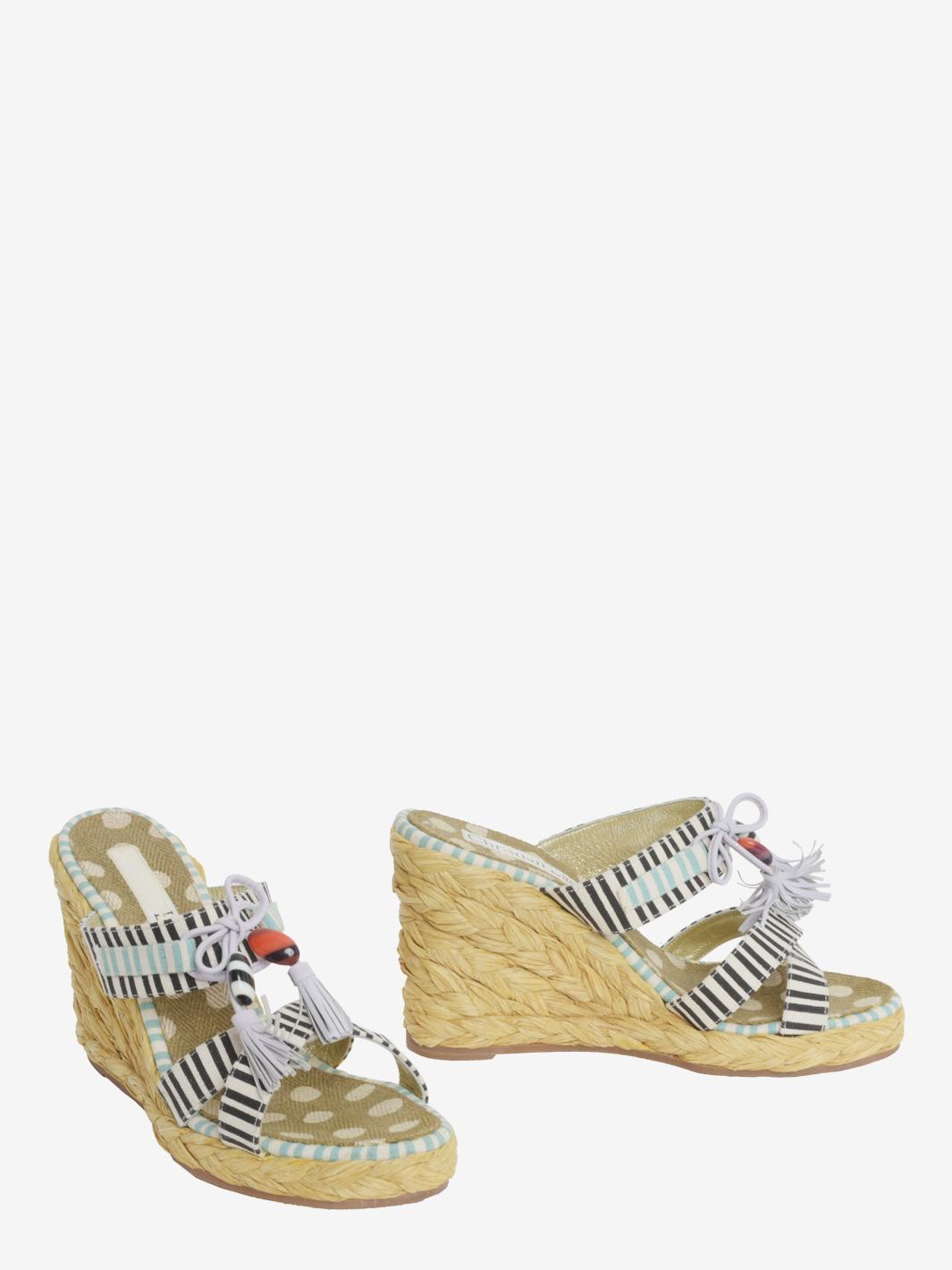 Christian Lacroix Jewel Wedge Sandal