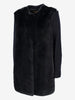 Falconeri Mixed-Texture Coat with Faux Fur Front CVM26.6.130  Falconeri 