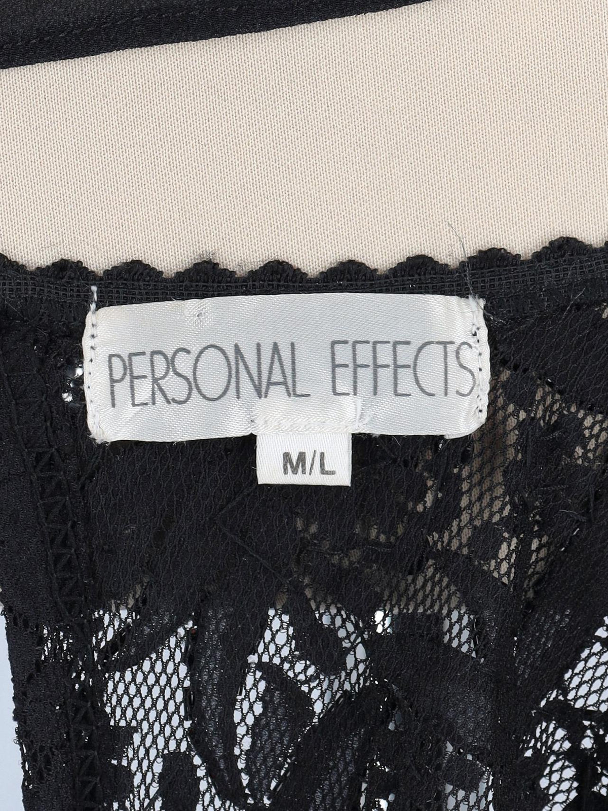 Vintage Lace Beaded Jumpsuit W261103.1  Vintage 