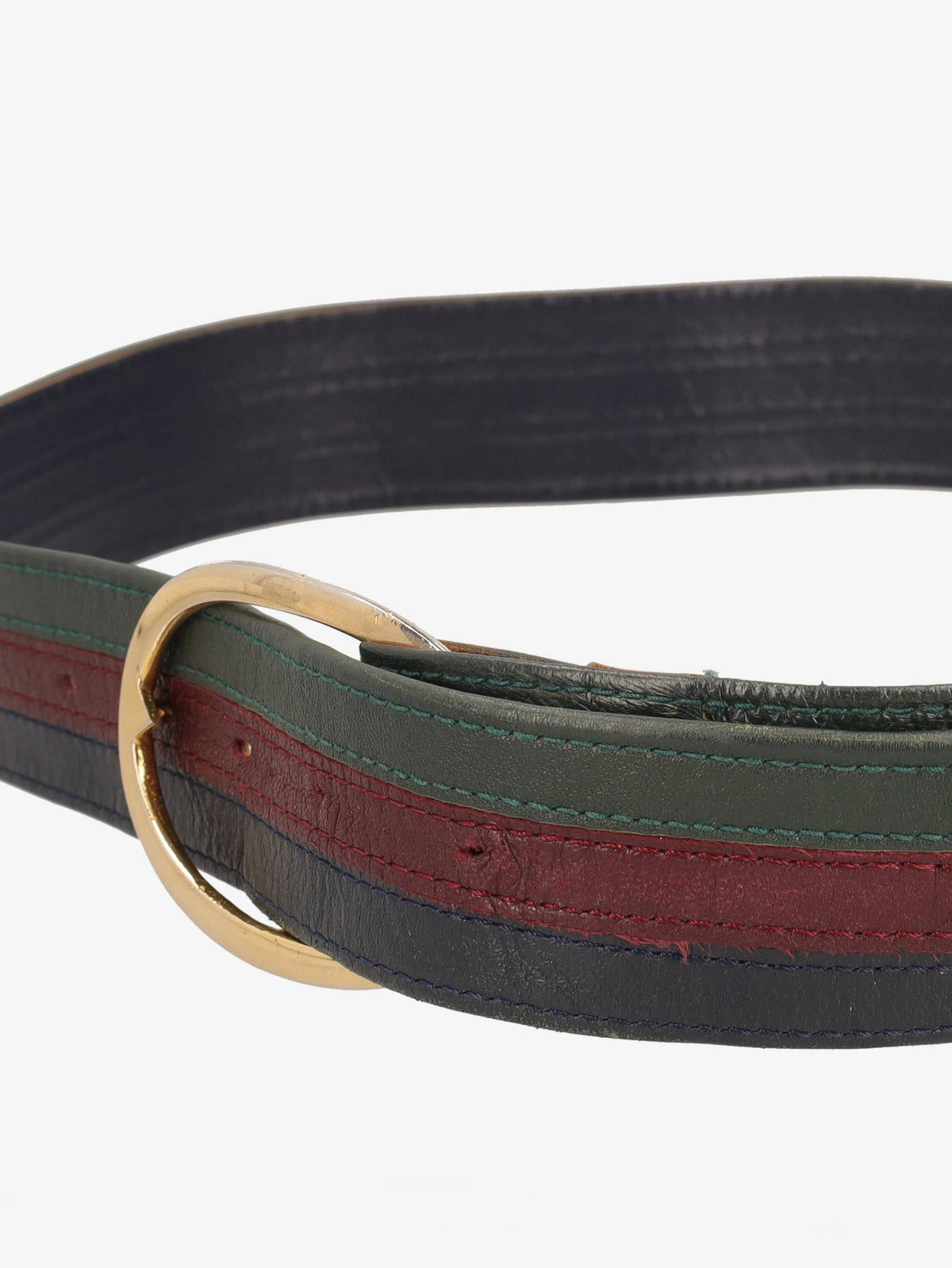 Mila Schön Tricolor Leather Belt