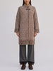 Falconeri Textured Knitted Long Coat with Buckle Detail CVM26.22.6  Falconeri 