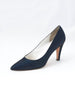Y2K Alfonso Garlando pumps in dark blue satin W22051911  Garlando 