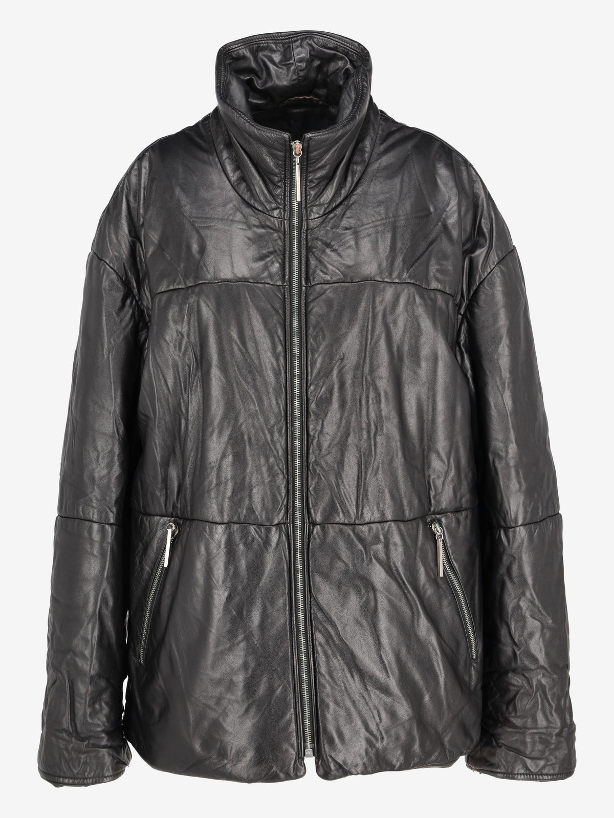 Vintage Leather Puffer Jacket W2511.118.19  Vintage 