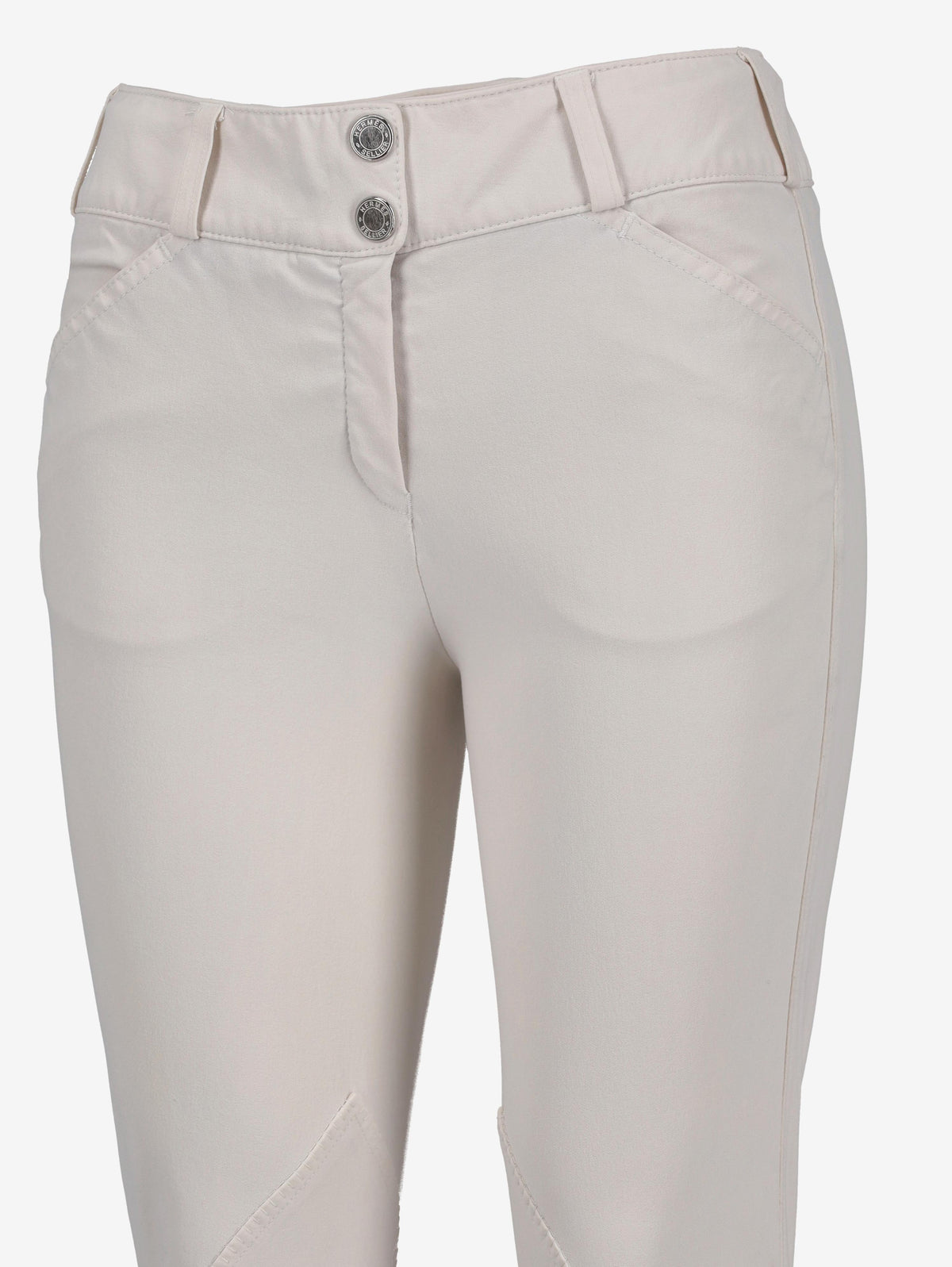 Hermès White Riding Trousers MR200625.42  Hermes 