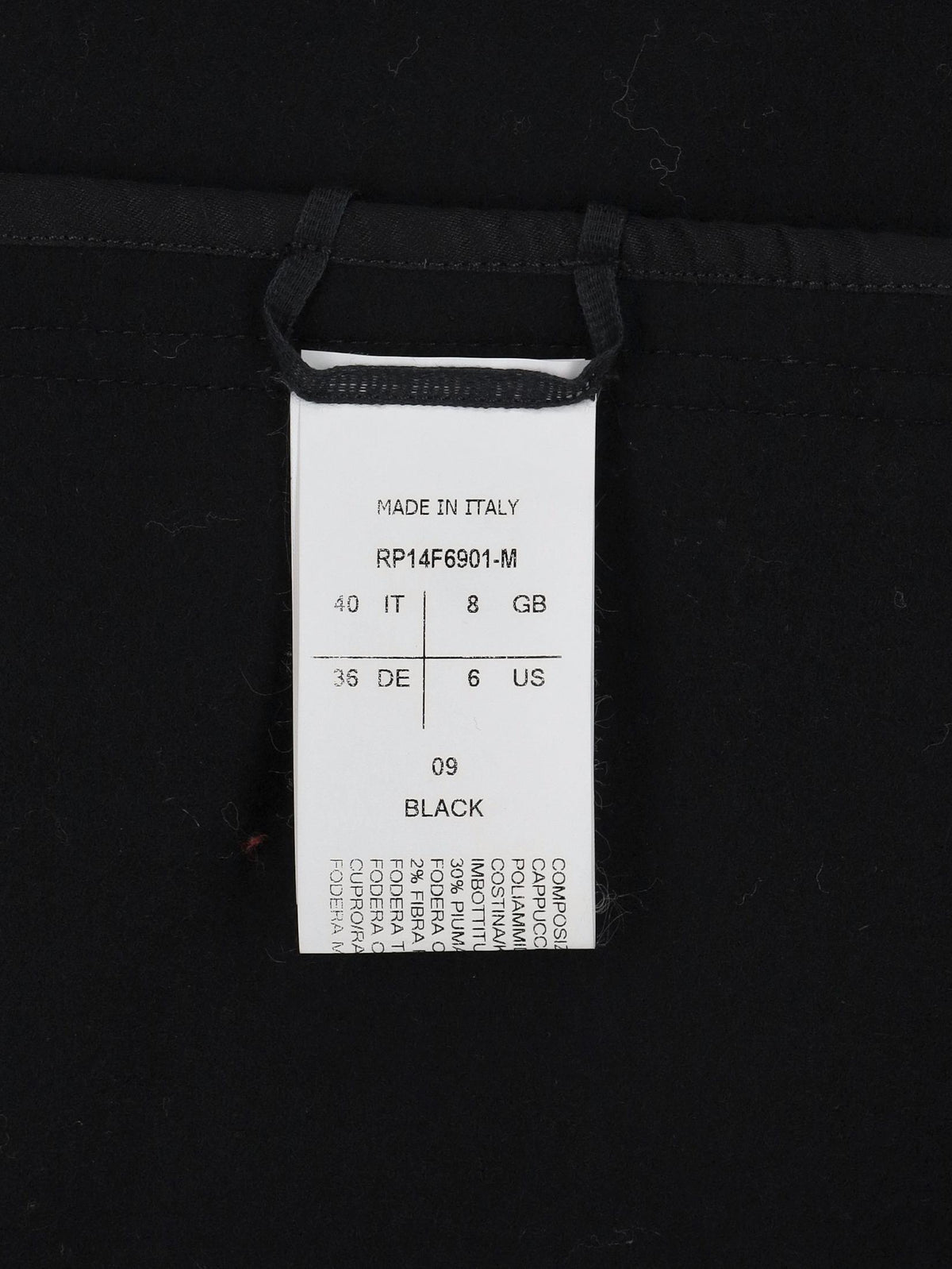 Rick Owens Black Wool Coat RM290925.72  Rick Owens 