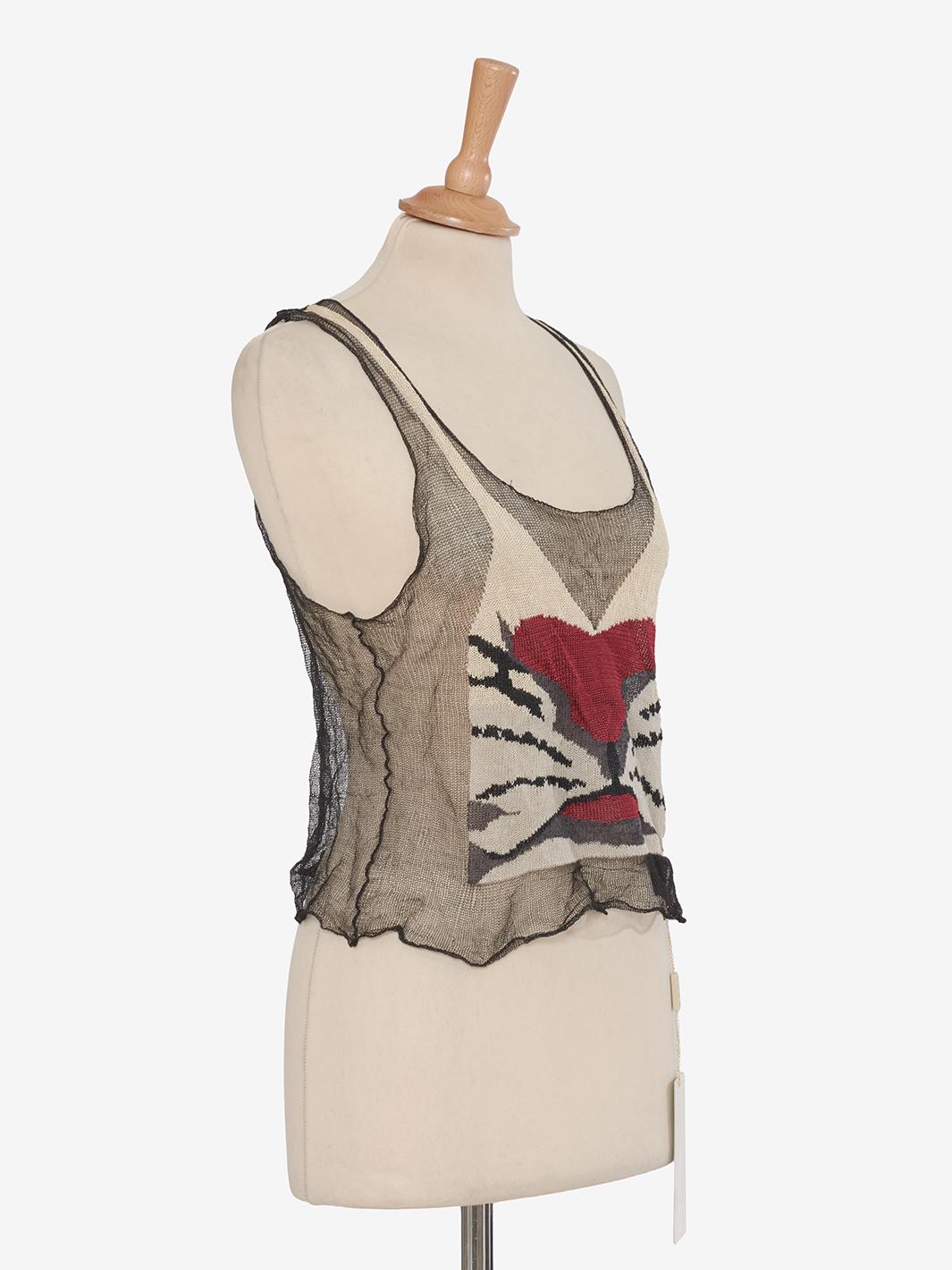 Krizia Mesh Top