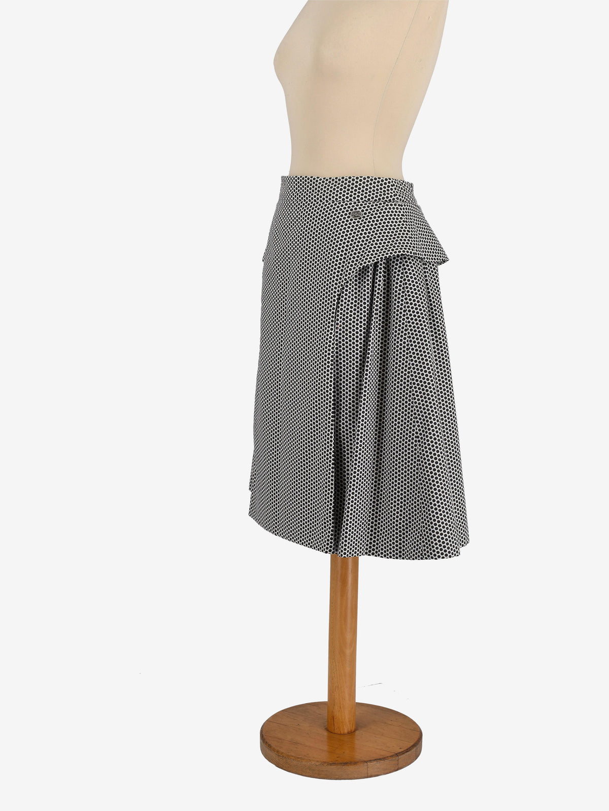 Chanel Polka Dot Midi Skirt
