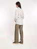 1990s Olivier Valentino pants in grey and brown melange linen MR511298  Oliver by Valentino 