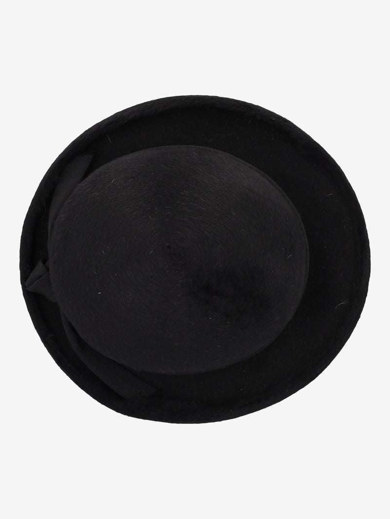 Vintage Black Bowler Hat 28426.2  Vintage 