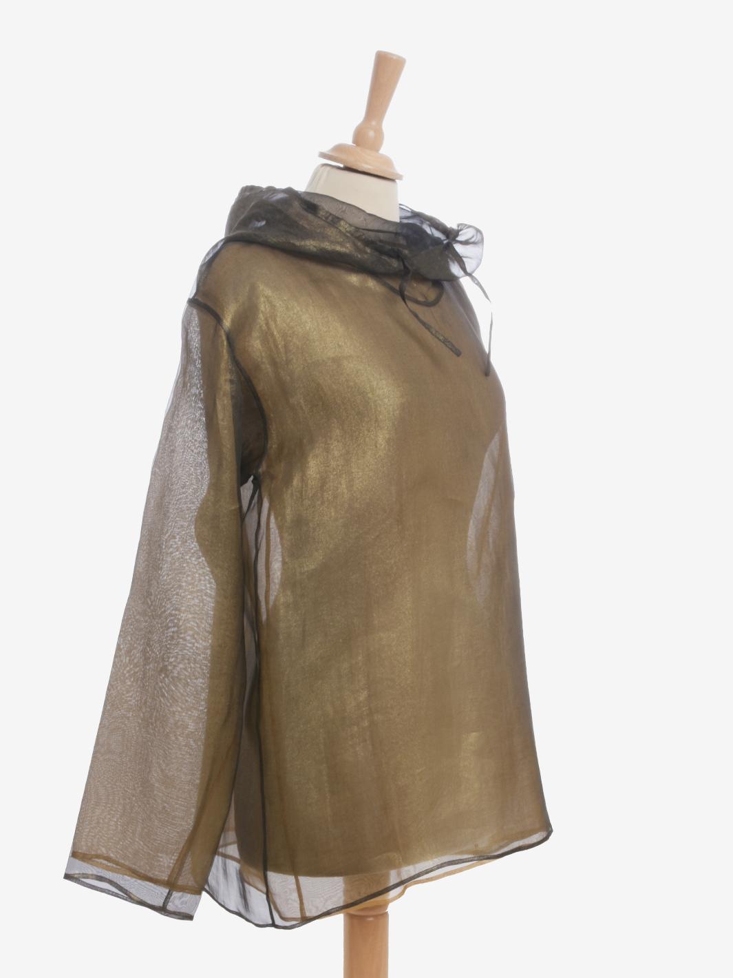 Issey Miyake Organza Blouse - 00s