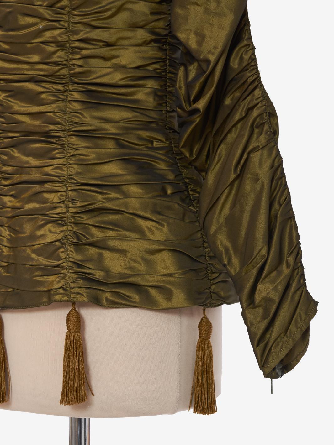 Top in seta drappeggiato di Lolita Lempicka