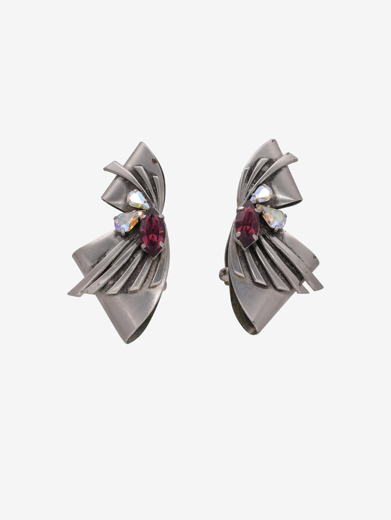 Vintage Bow-Shaped Earrings W13426.47  Vintage 