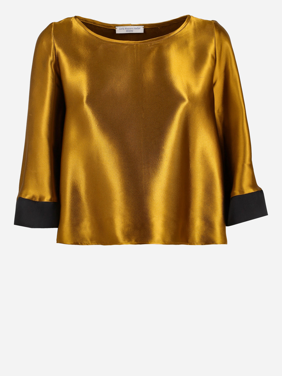 Tailor-Made Gold Silk Blouse