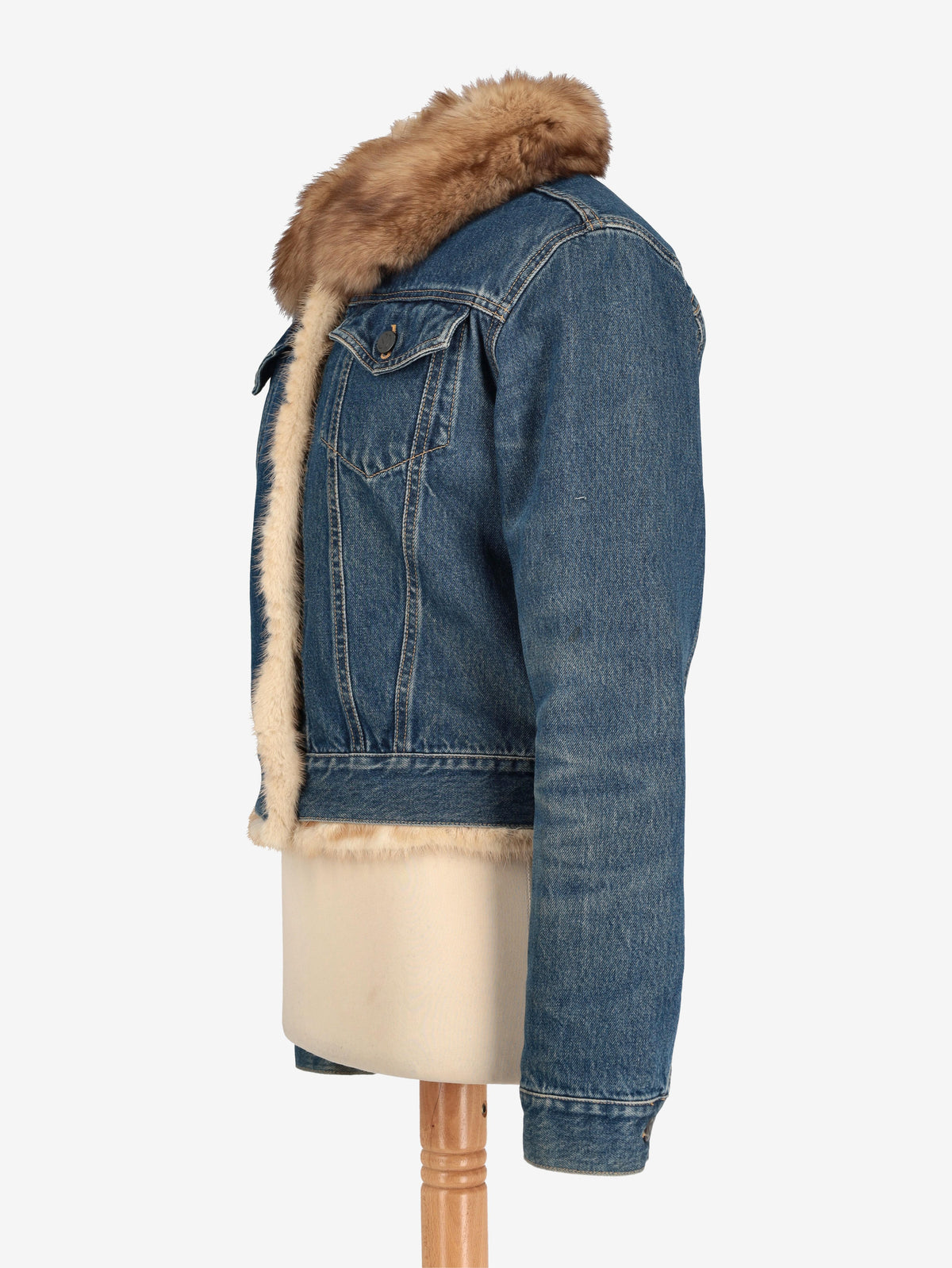 Simonetta Ravizza Jeans Jacket With Fur WCV161224_89  Simonetta Ravizza 