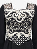 Valentino 1980s Dress in Black Silk Crepe AR012  Valentino 