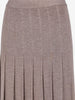 Jean Paul Gaultier Midi Beige Wool Skirt W7426.47  Jean Paul Gaultier 
