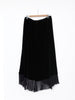 Y2K Armani skirt in black velvet W22060911  Armani Collezioni 