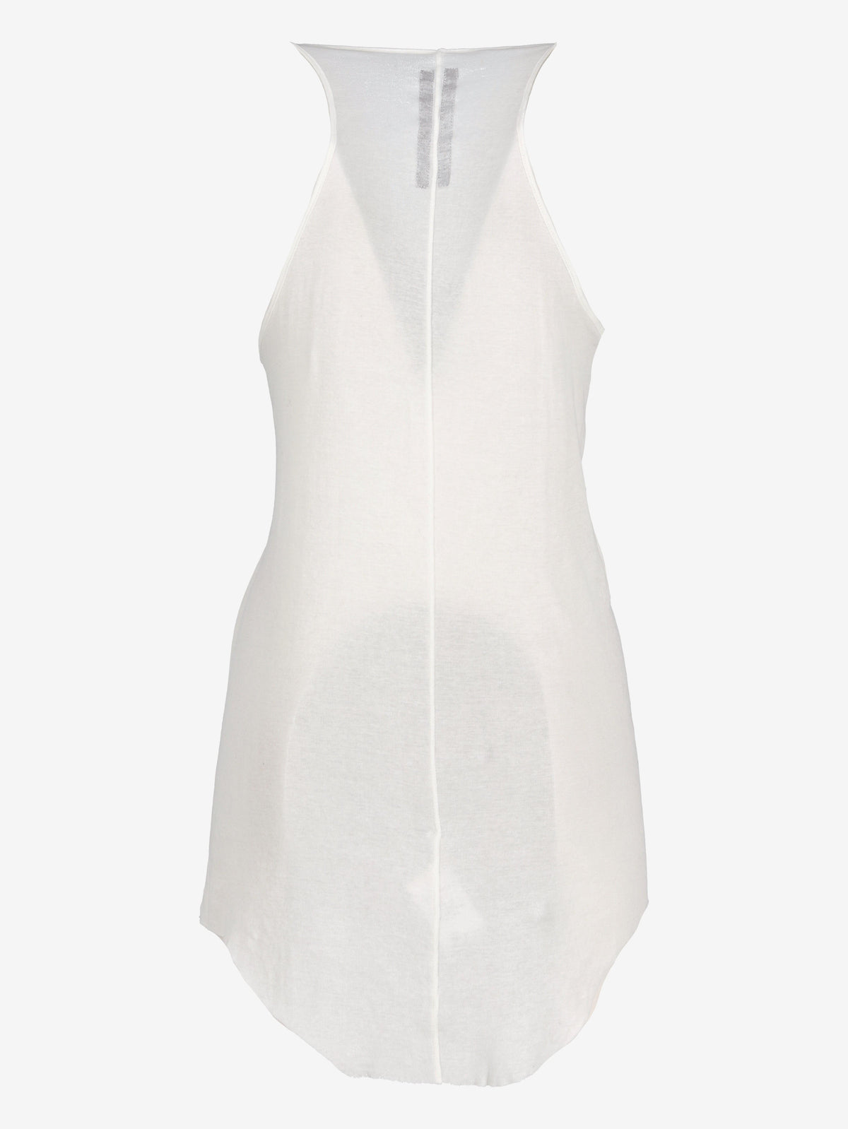 Rick Owens Forever Basic Rib Tank in White Cotton RM290925.24  Rick Owens 