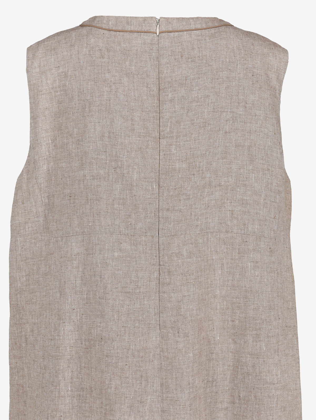 Fabiana Filippi Linen & Silk Summer Dress WCV241010152  Fabiana Filippi 