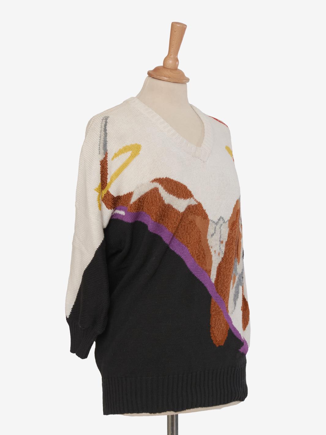 Maglia con ricamo cane Krizia