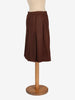 Fendi Brown Mid-Lenght Skirt W2511.105  Fendi 