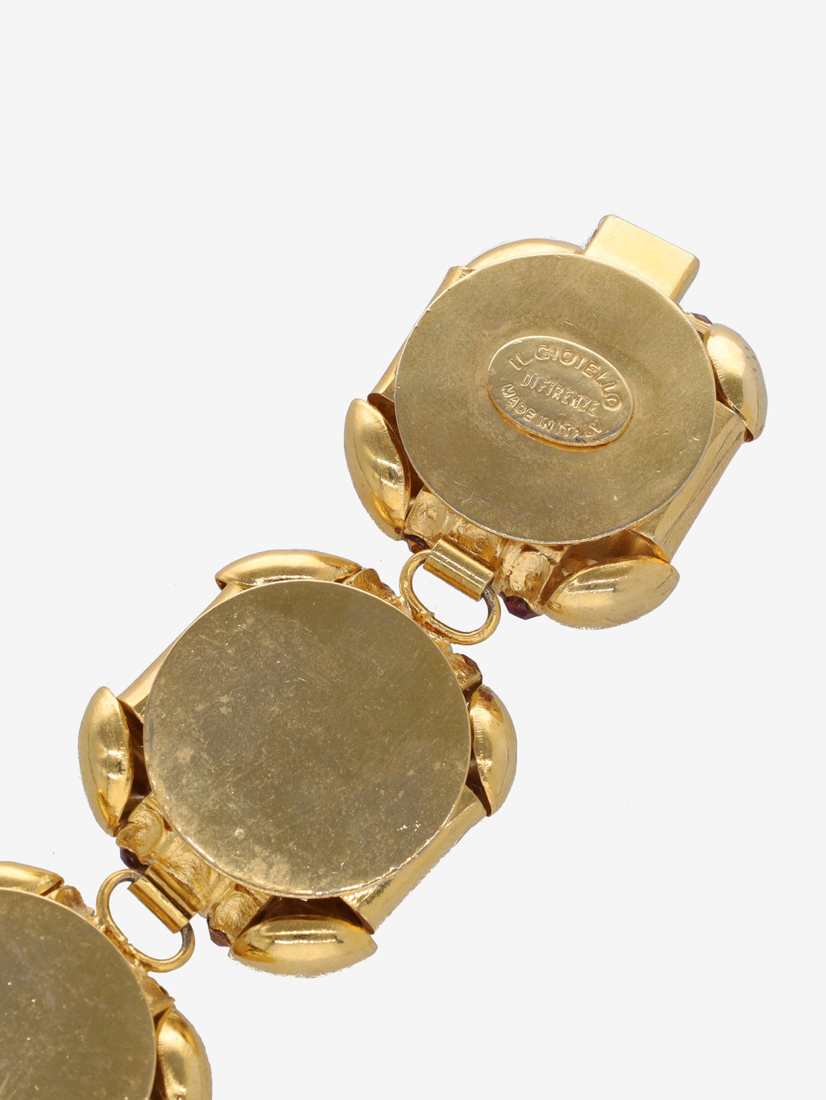 Vintage Connected Button-Like Bracelet W13426.78  Vintage 