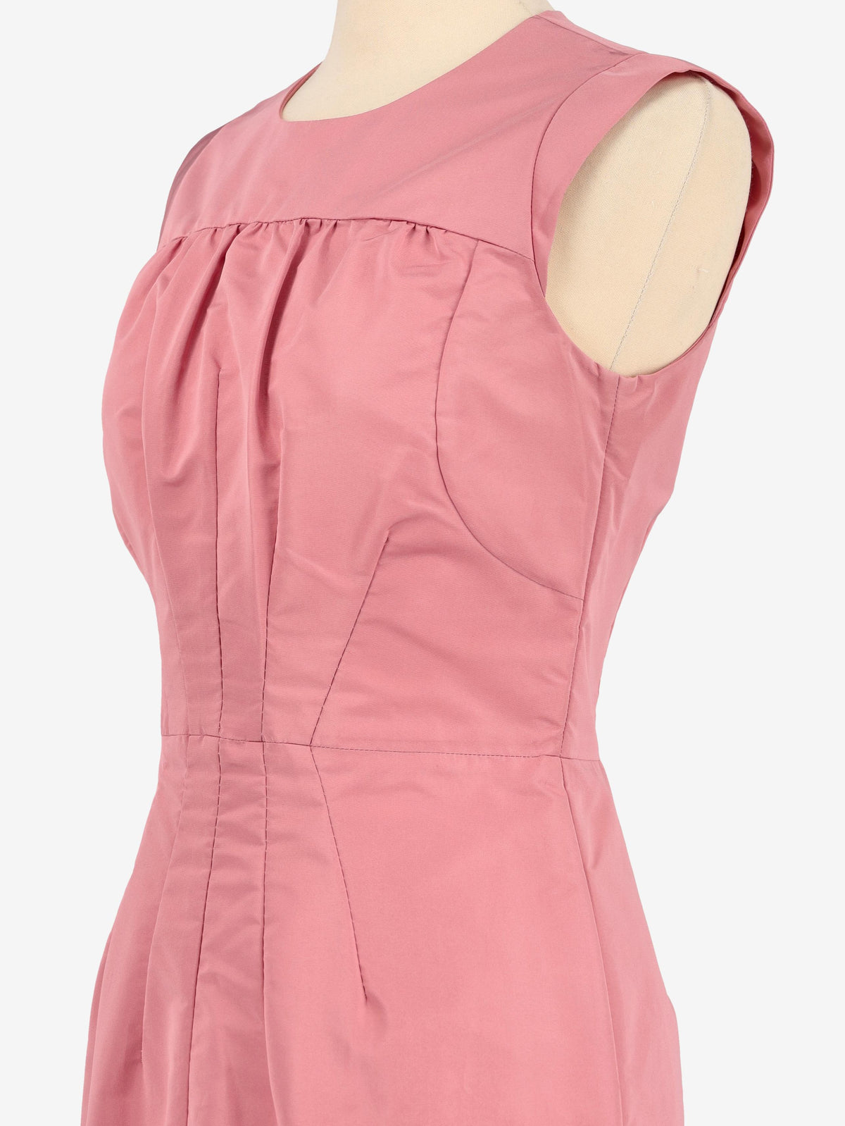 Prada Pink Silk Dress MR091024.6  Prada 