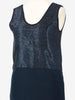 Gianfranco Ferré Blue Navy Beaded Suit