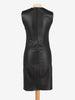 Prada V-Neck Dress in Black Leather WCV161224_67  Prada 