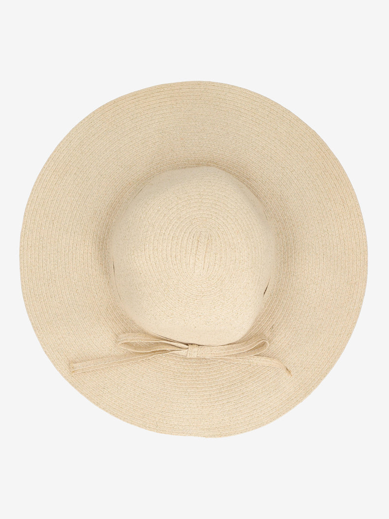 Vintage Shimmering Straw Hat with Bow Detail W130126.1  Vintage 