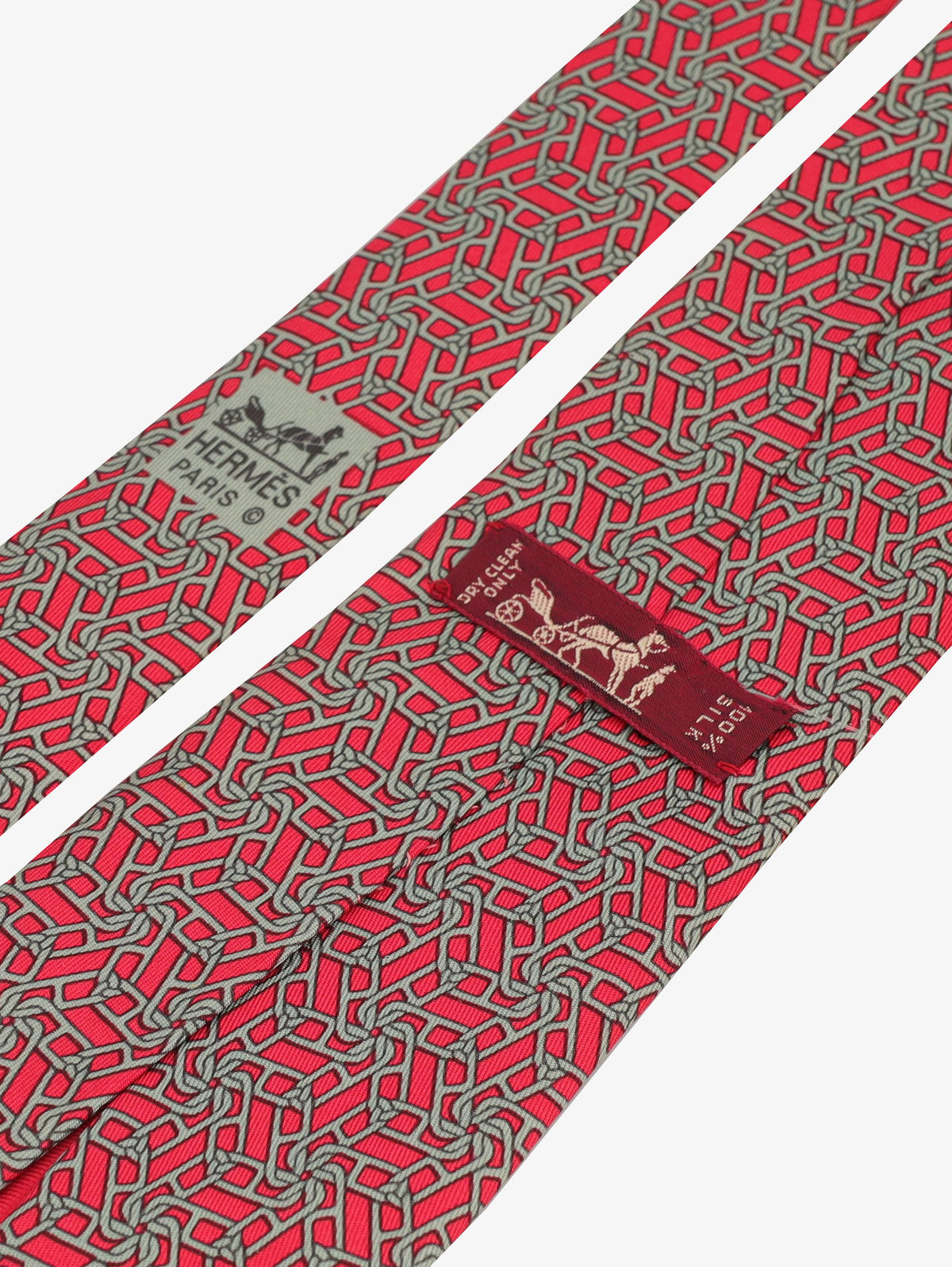 Hermès Patterned Tie 161225.30  Hermes 