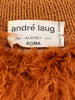 André Laug Orange Wool Long Outwear WCV151124.1  Andre Laug 