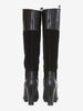 Stivale in pelle nera di Tod's