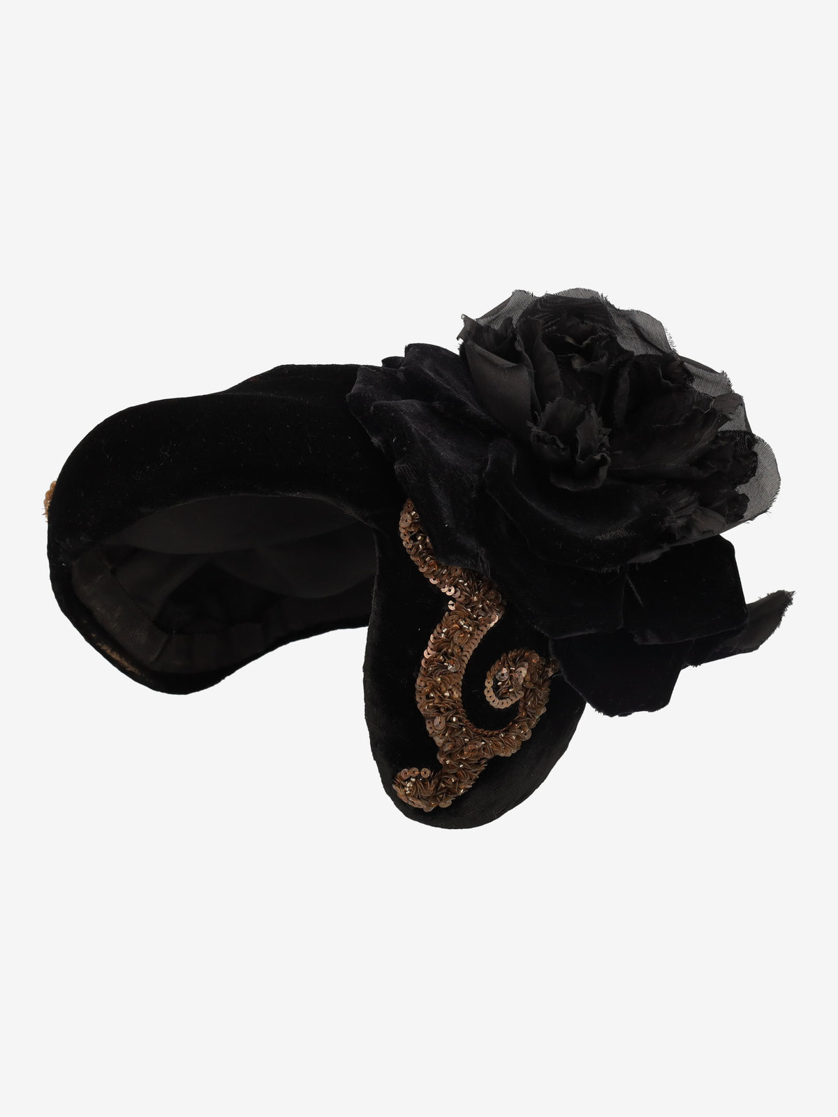 Vintage Sequin & Floral Fascinator Hat W27526.160  Vintage 
