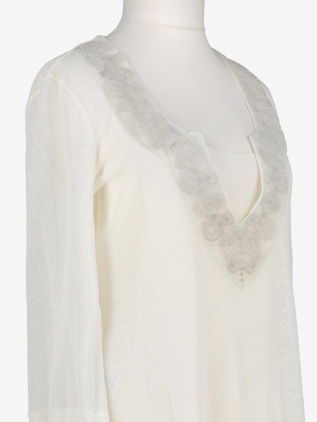 Mila Schön White Suit WCV241010386  Mila Schon 