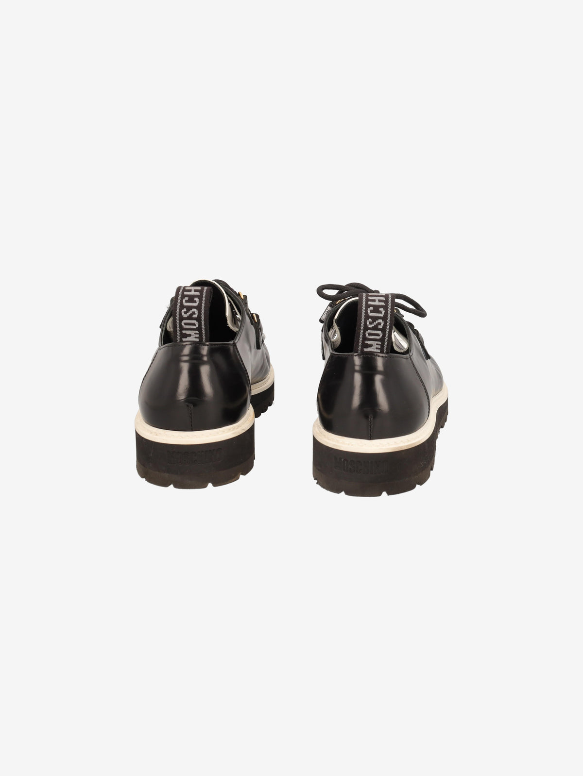 Moschino Black and White Shoes. WCV250819.10  Moschino 