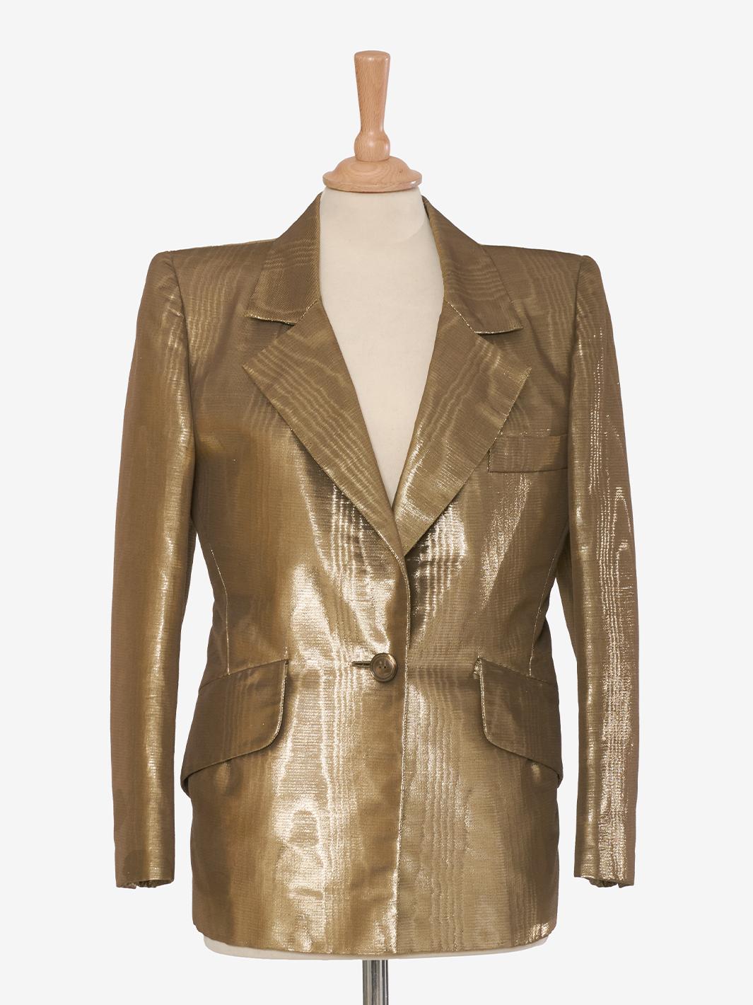 Juanita Sabbadini Gold Lurex Tailleur