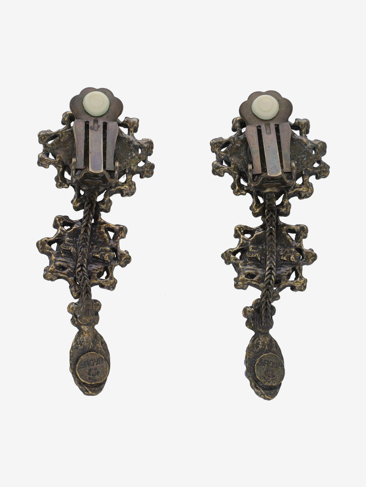 Vintage Pendant Clip-on Earrings WCV041224.148  Vintage 