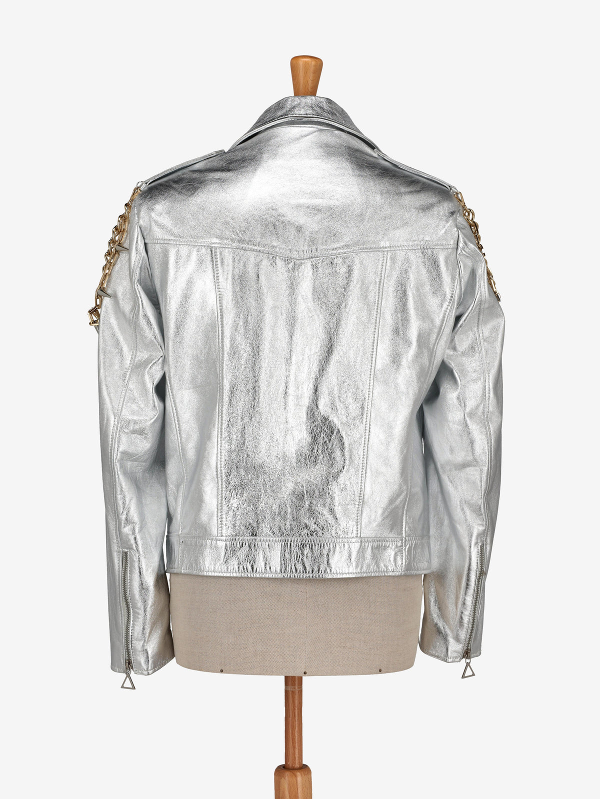 Collini Silver Leather Jacket WCV250886  Collini 