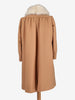 Courrèges Wool Coat With Fur Collar MR120725.11  Courrèges 