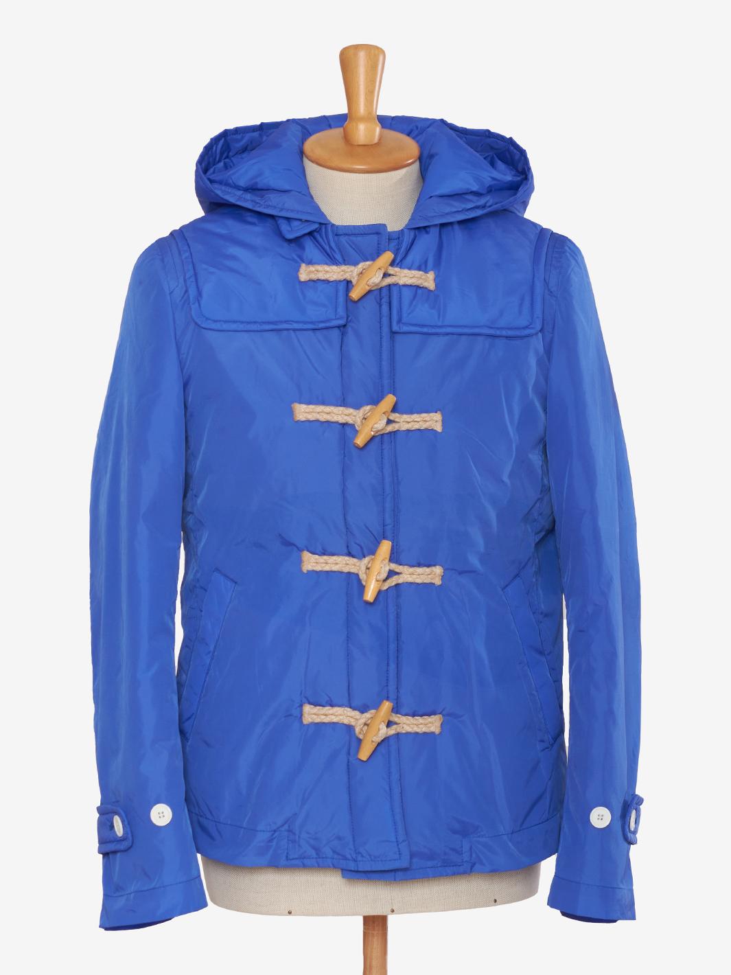 Giubbotto Comme des Garçons in tessuto tecnico blu