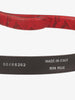 Vintage Red Python Belt