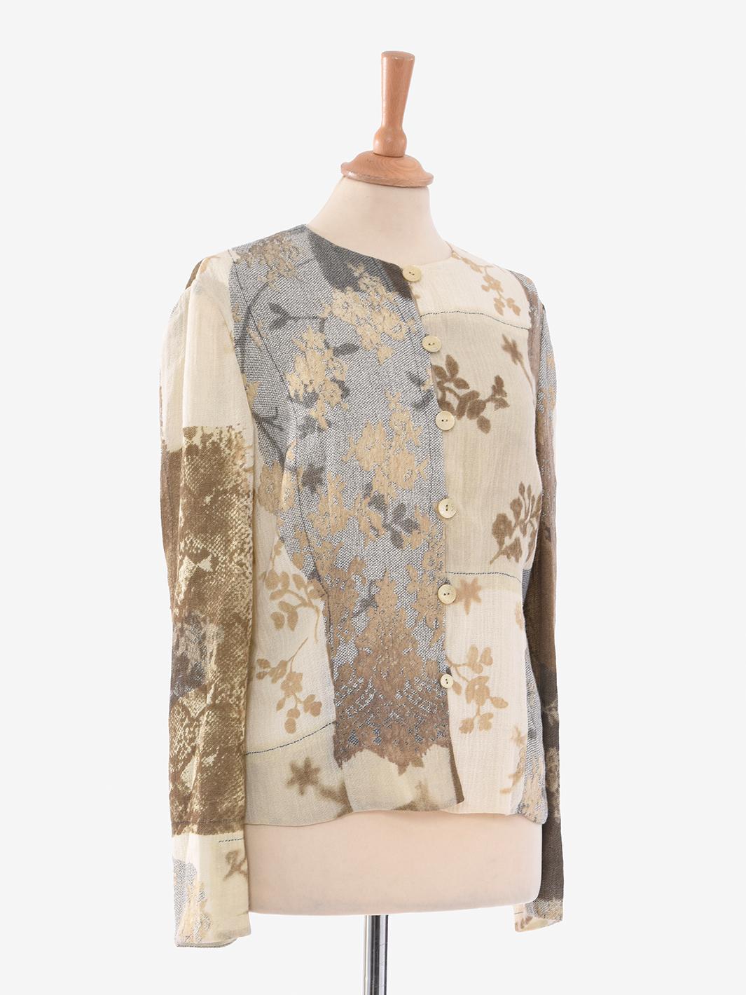 Emanuel Ungaro 完整的条纹和花朵图案