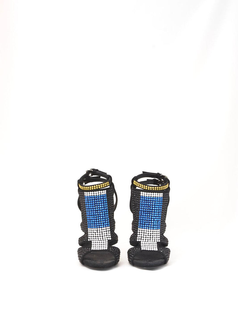 Giuseppe Zanotti Multi-coloured strass sandal W22090902  Giuseppe Zanotti 